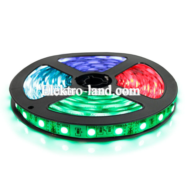 Светодиодная лента  многоцветная OEM ST-12-5050-60-RGB-20 негерметичная, 1м